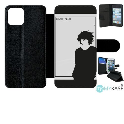 Etui À Rabat Iphone 11 Pro - Death Note L - Simili-Cuir - Noir