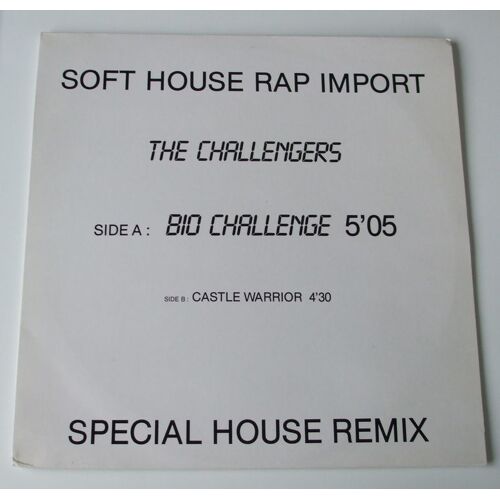 Bio Challenge (Soft House Rap Import,Maxi 45 Tours 1988)