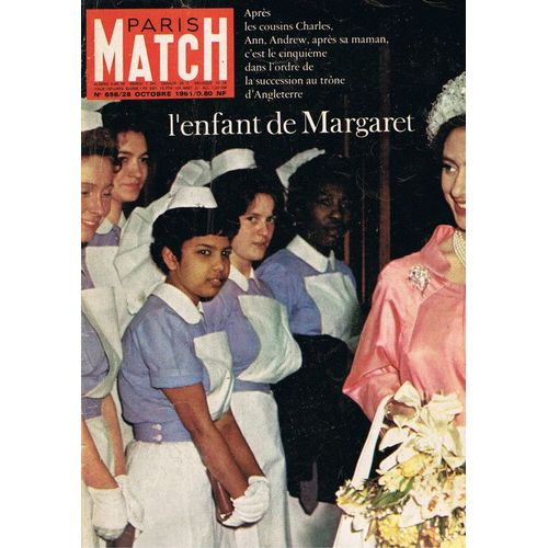 Paris Match  N° 656 : L'enfant De Margaret