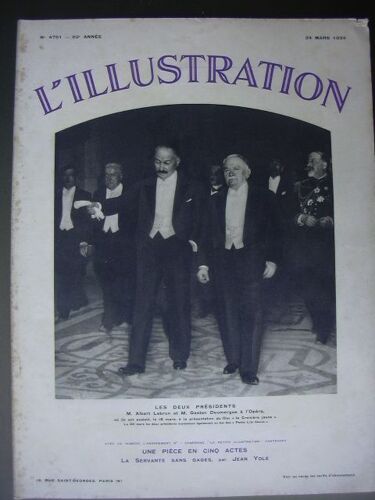 L'illustration  N° 4751 : Les Deux Présidents