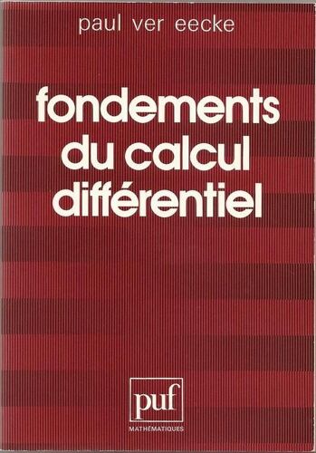 Fondements Du Calcul Différentiel