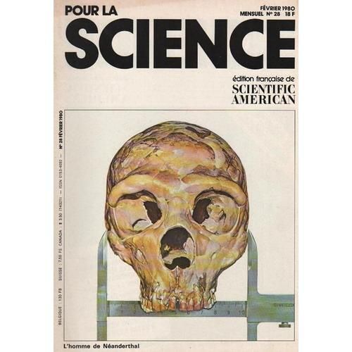 Pour La Science  N° 28 : L'homme De Néanderthal