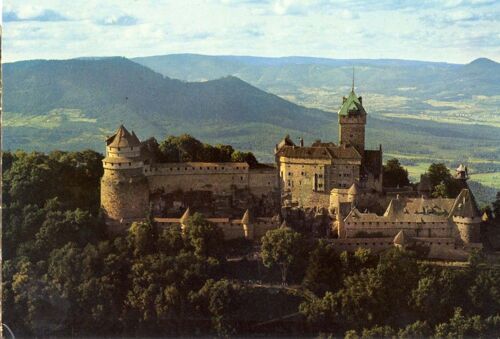 L'alsace Pittoresque : Le Château Du Haut Koenigsbourg Vue Par Avion (Ref 512)