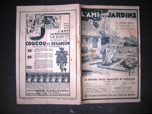 L'ami Des Jardins   N° 1 : La Grande Revue Française De Jardinage