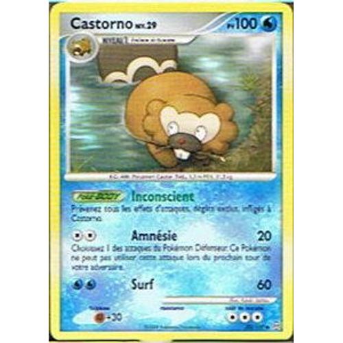 Castorno - Pokemon - Tempete 32 - U
