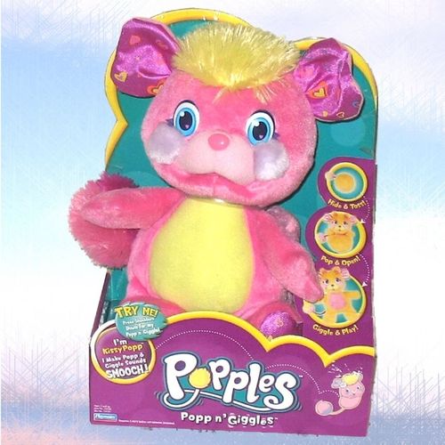 Peluche Popples Kissy Popp 25 Cm Fait Pop !! N'giggles