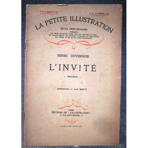 L'invité (Compositions De A.-E. Marty)