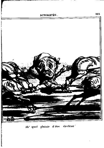 Intitulé Actualités  Legende Ah Quel Plaisir D'être Electeur N°103