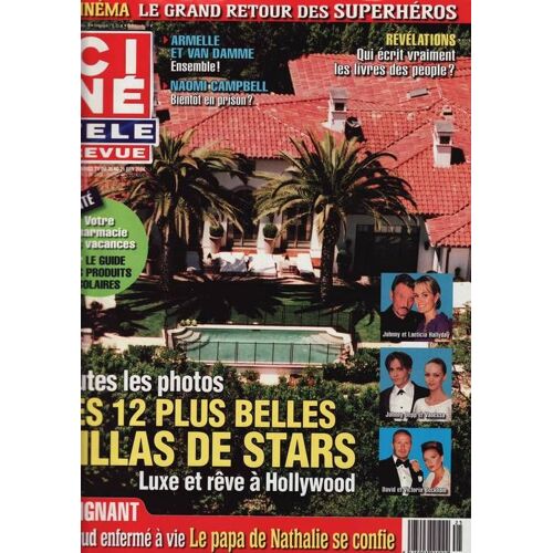 Ciné Télé Revue (Edition Belge) / 19-06-2008   N° 25 : Jean Claude Van Damme (2p) - Madonna (3/4p) - Vanessa Paradis (1/2p) - Robbie Williams (1/2p) - Naomi Campbell (2p) - Susan Sarandon (1p)