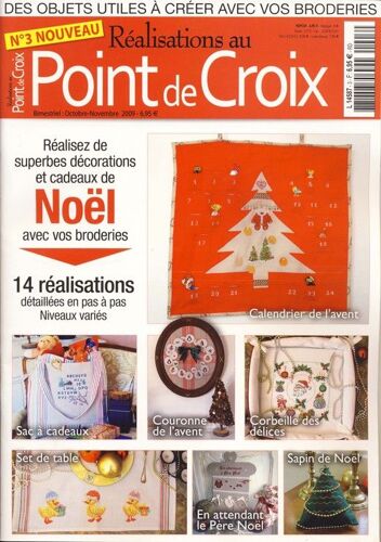 Réalisations Au Points De Croix   N° 3 : Noël
