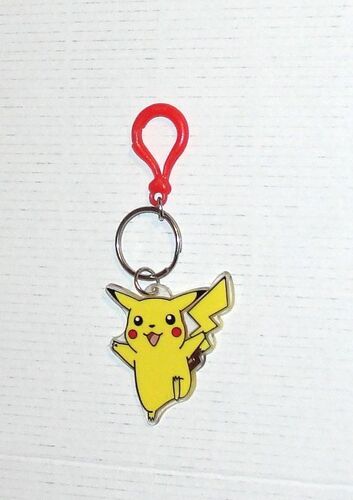 Pikachu Pokemon Porte Cle Plaque Plastique Nintendo 2000