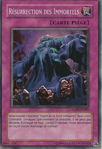 Yu-Gi-Oh Résurrection Des Immortels Super Rare Piège Anpr-Fr089