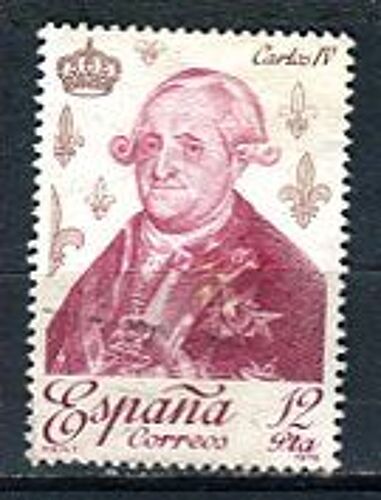Timbre Oblitéré - " Carlos I V " - Espagne - 1978