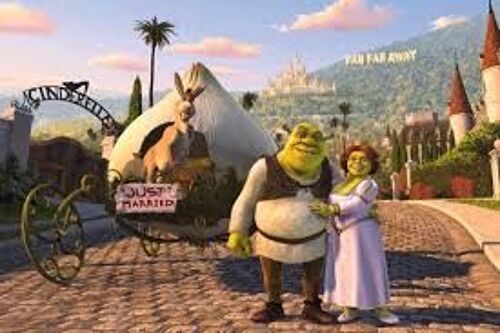 Shrek 2 - Eddie Murphy - Andrew Adamson - Kelly Asbury - Mike Myers - Cameron Diaz - 2004 - Jeu Complet 12 Photos D'exploitation Du Film En Couleur 21x27 Cm