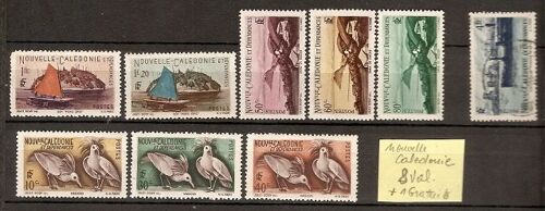 Nouvelle Calédonie - 8 Valeurs Neuves Et Oblitérées + 1 Offerte