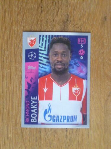 Image N°544 Panini Foot Champions League 2019 2020 - Richmond Boakye -Étoile Rouge De Belgrade-