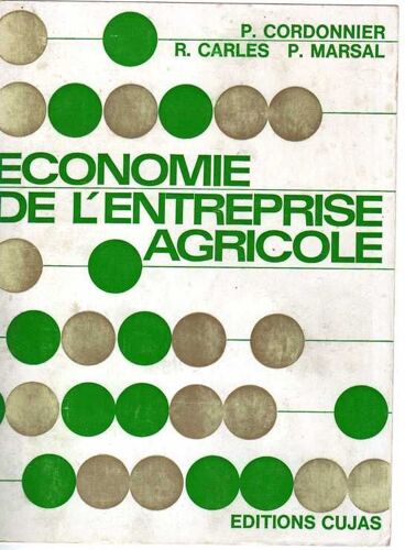 Economie De L'entreprise Agricole