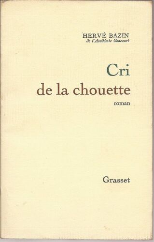 Le Cri De La Chouette