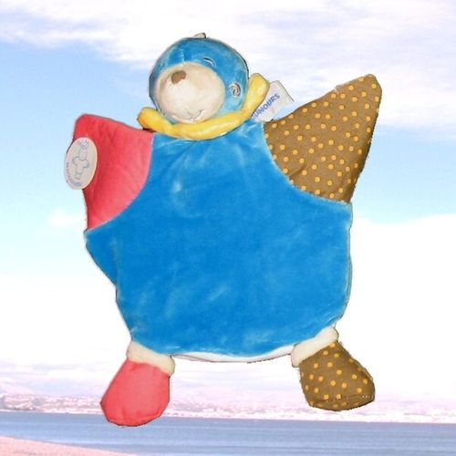 Doudou Taupe Marionnette Marque Nounours, 25 Cm