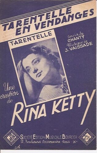 Tarentelle En Vendanges Création De Rina Ketty