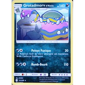 Carte Pokémon 131/236 Grotadmorv D'alola Sl12 - Soleil Et Lune - Eclipse Cosmique Neuf Fr