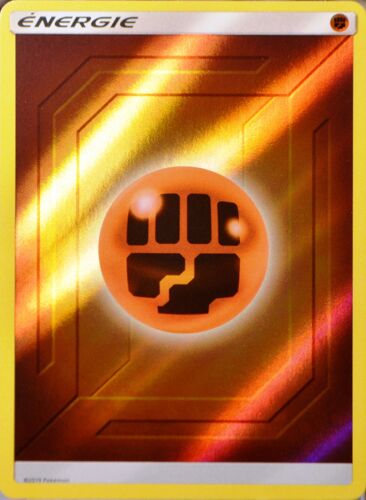 Carte Pokémon 75/68 Energie Combat - Reverse Sl11.5 - Soleil Et Lune - Destinées Occultes Neuf Fr