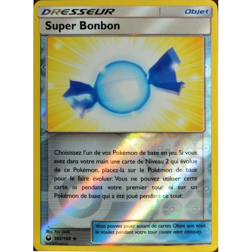 Carte Pokémon 142/168 Super Bonbon - Reverse Sl7 - Soleil Et Lune - Tempête Céleste Neuf Fr