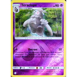 Carte Pokémon 84/236 Téraclope - Reverse Sl12 - Soleil Et Lune - Eclipse Cosmique Neuf Fr