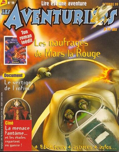 Les Aventuriers - Lire Est Une Aventure 9-14ans  N° 19 : Les Naufragés De Mars La Rouge