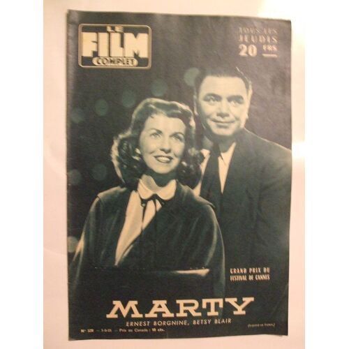 Le Film Complet 1 Septembre 1955  N° 528 : Marty Ernest Borgnine Betsy Blair