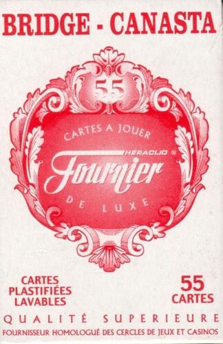 Jeu De 55 Cartes Fournier  Pour "Bridge-Canasta"