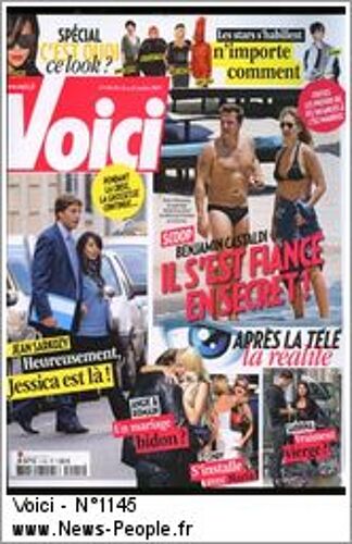 Voici  N° 1145 : Jean Sarkozy : Heureusement Jessica Est Là