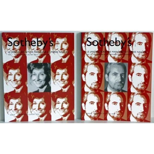 Catalogue De Vente Sotheby's  N° 1,2 : Le Jardin Secret De Marianne Et Pierre Nahon