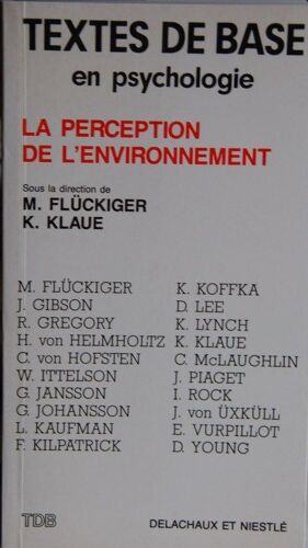 Perception De L'environnement