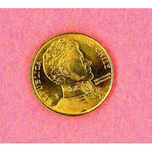 Pièce De Monnaie Coin Moeda Moneda 1 Peso Chili Chile 1990