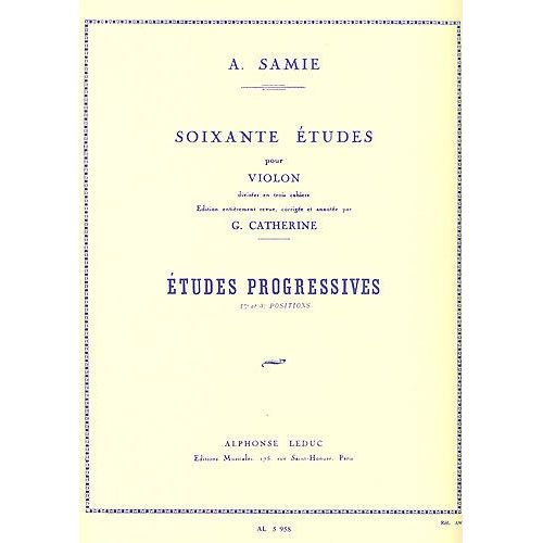 60 Etudes Pour Violon : Etudes Progressives Opus 32 Violon