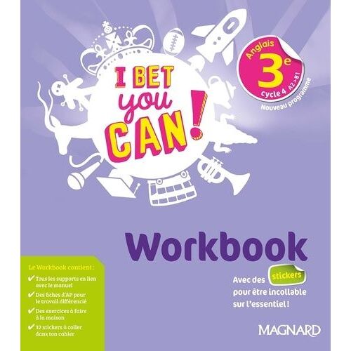Anglais 3e I Bet You Can ! - Workbook - Edition 2020