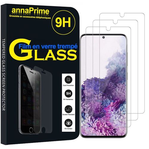 Lot / Pack de 3 Films Verre Trempé Pour Samsung Galaxy S20/ S20 5G 6.2" protection d'écran