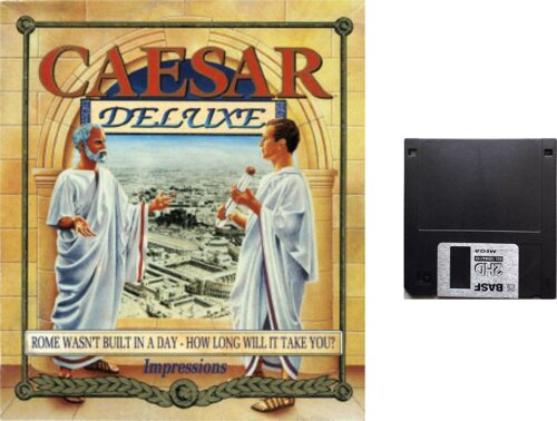 Caesar Deluxe : One Floppy Disk 3.5" Commodore Amiga Backup Game Disk