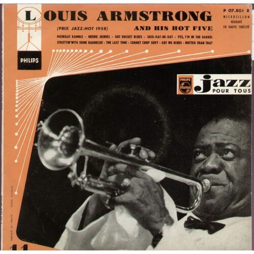 Jazz Pour Tous 11 - Muskrat Ramble, Heebie Jeebies, Gut Bucket Blues, Skid-Dat-De-Dat, Yes I'm In The Barrel, The Last Time, Cornet Chop Suey...  (25cm)