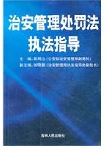 Security Management Punishment Law Enforcement Guidance