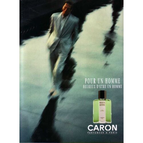 Publicité Papier - Eau De Toilette 'pour Un Homme' De Caron De 1993