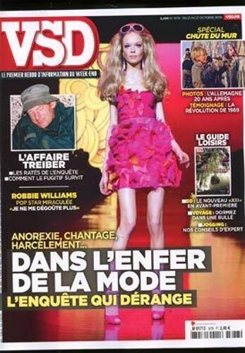Vsd  N° 1678 : Dans L Enfer De La Mode L Enquete Qui Derange - L Affaire Treiber - Special Chute Du Mur De Berlin