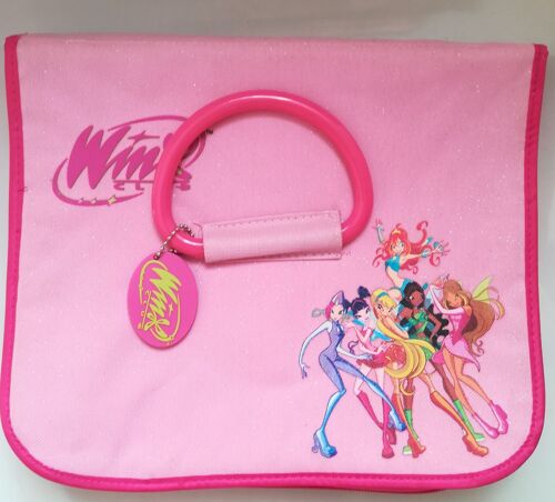 Pochette Sacoche Mallette Rose Winx