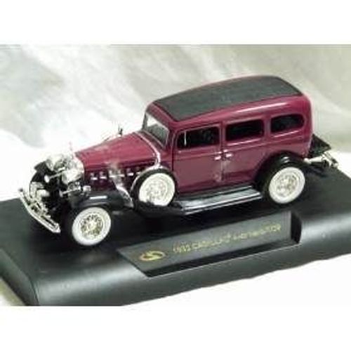Cadillac 4-Dr Hard-Top 1932 - Metal Couleur Byzantium - 1/32-Signature