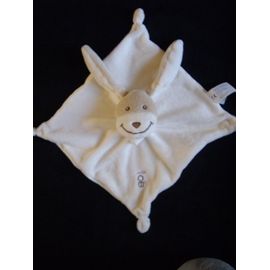 Doudou Plat Tête De Chien Ou Lapin Beige Obaibi Okaidi