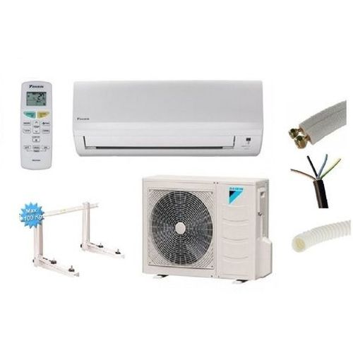 PRET A POSER CLIMATISATION DAIKIN 2000W REVERSIBLE FTXB RXB20C + KIT DE POSE 10 METRES + SUPPORT MURAL