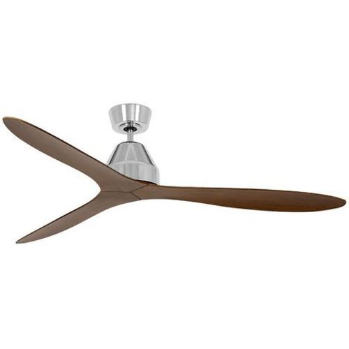 Ventilateur à économie d'énergie Chrome Lucci air 213042