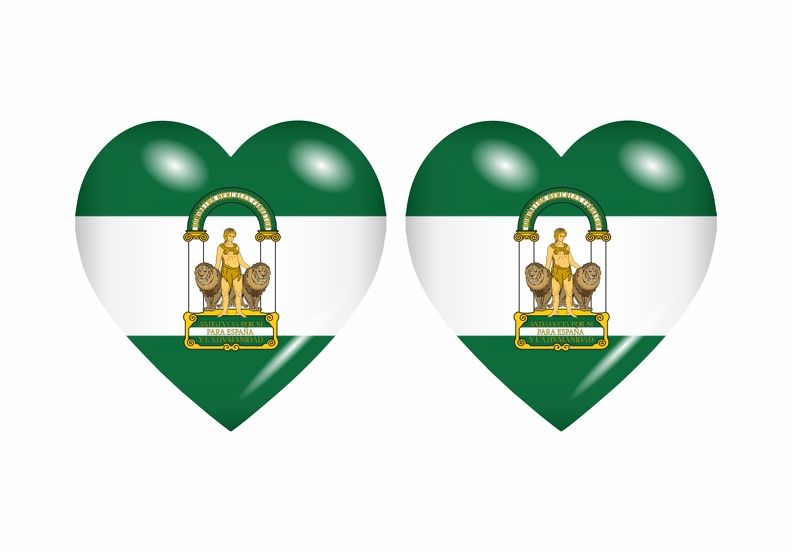 Ecusson Patch Badge Imprime Drapeau Andalousia Andalousie