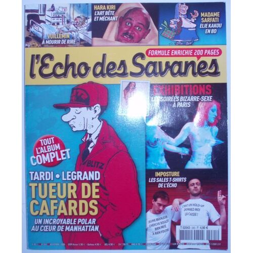 L' Écho Des Savanes  N° 265 : Inclus L'album Complet "Tueurs De Cafards" De Tardi & Legrand